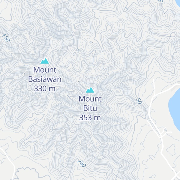 Map of Mount Bitu
