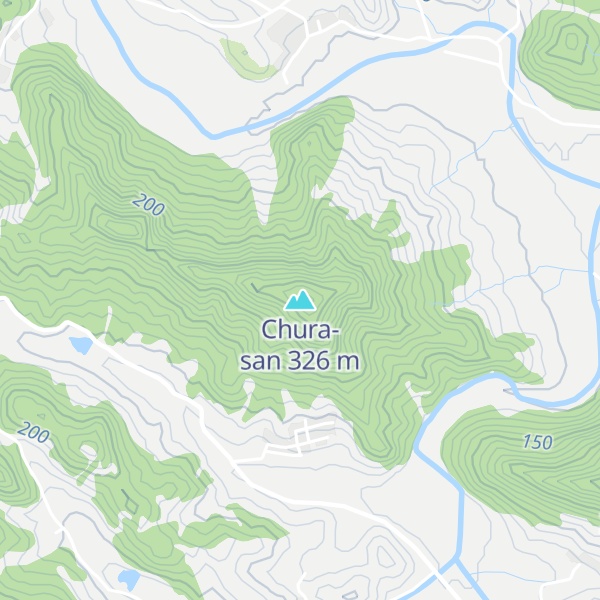 Map of Chura-san