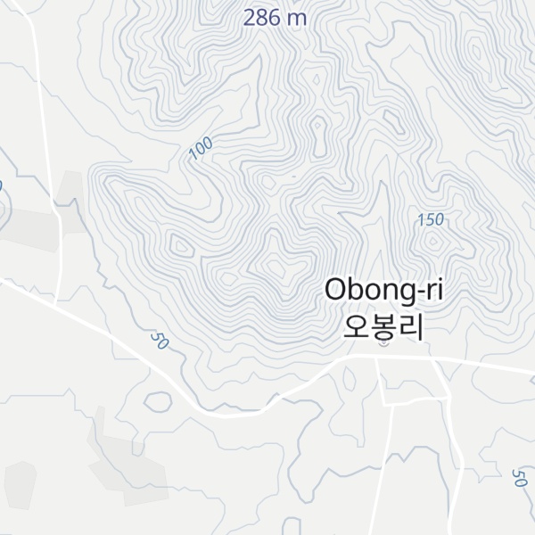 Map of Ponghwang-san