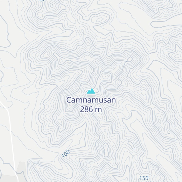 Map of Camnamusan