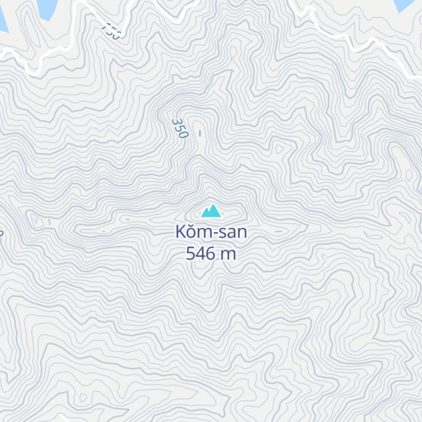 Map of Kŏm-san