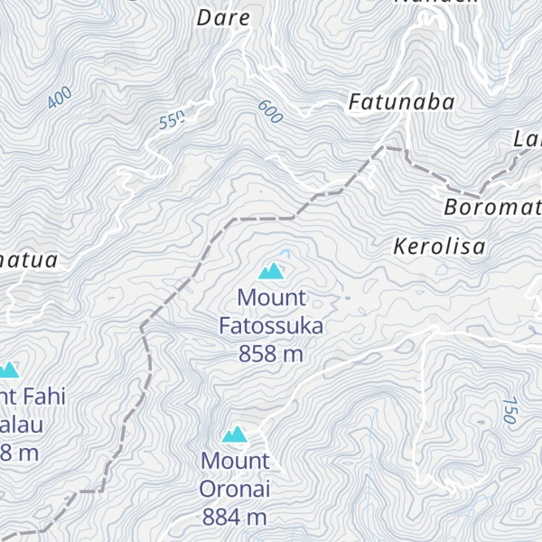 Map of Mount Fatossuka