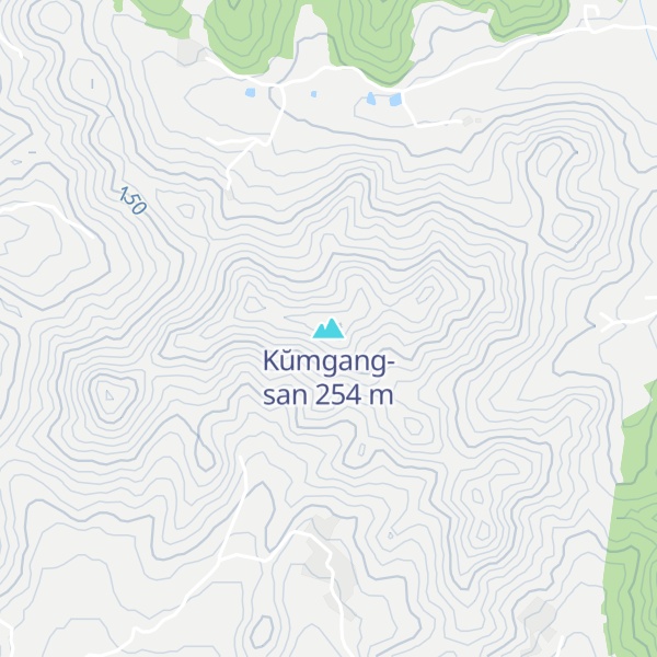Map of Kŭmgang-san
