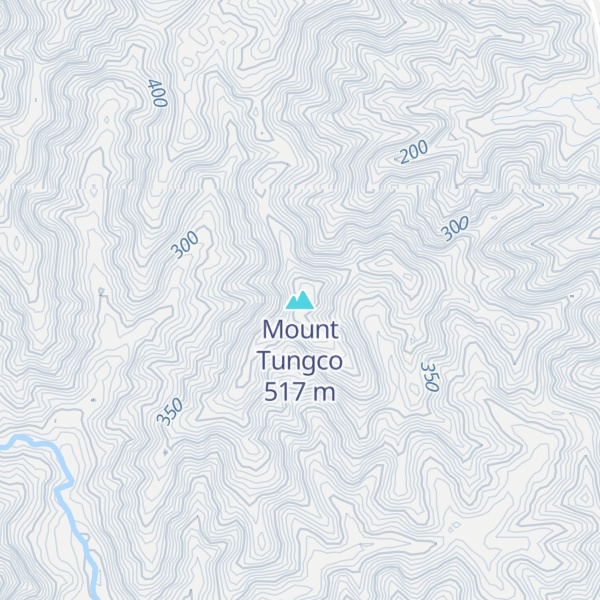 Map of Mount Tungco