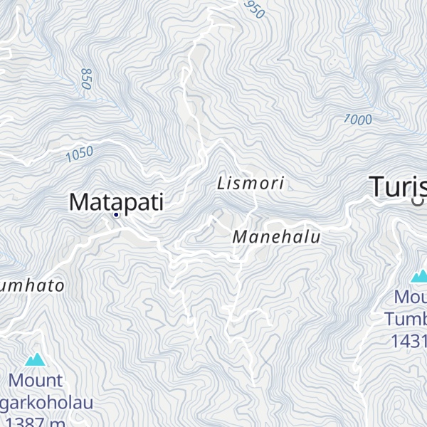 Map of Mount Manahalu