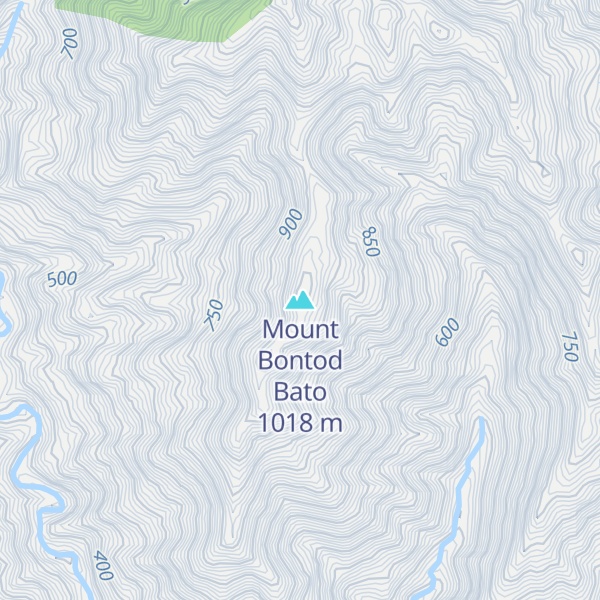 Map of Mount Bontod Bato