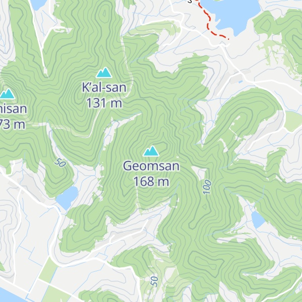 Map of Geomsan