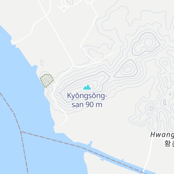 Map of Kyŏngsŏng-san