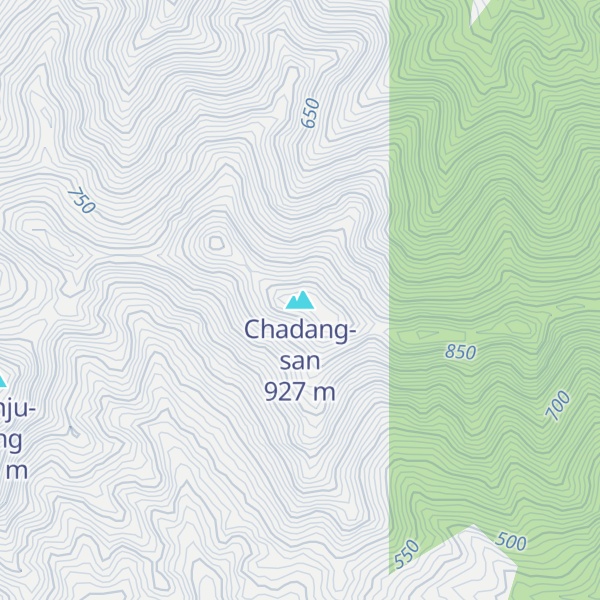 Map of Chadang-san