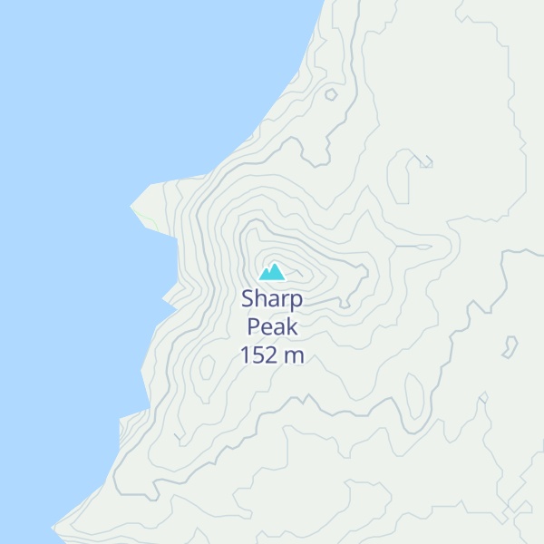 Map of Sharp Peak