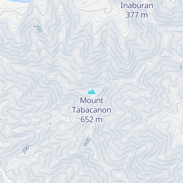 Map of Mount Tabacanon
