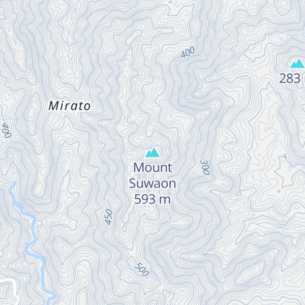 Map of Mount Suwaon