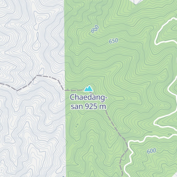 Map of Chaedang-san