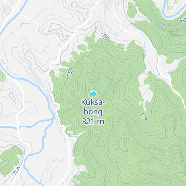 Map of Kuksa-bong