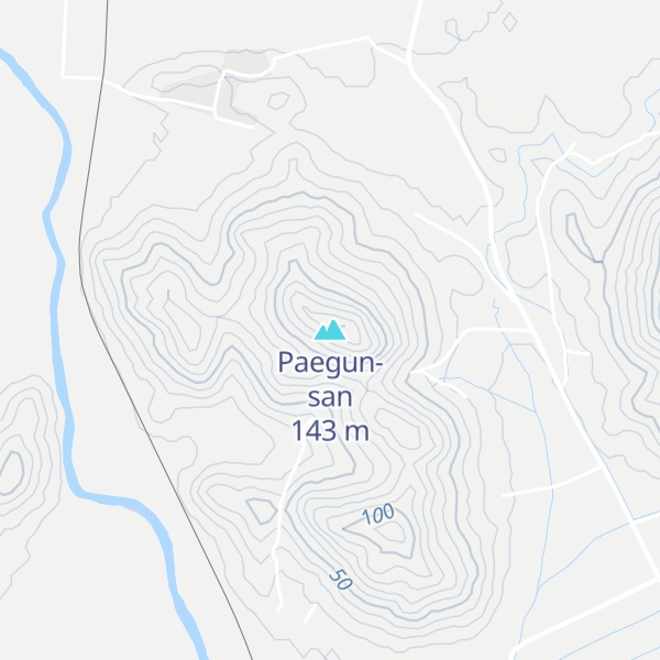 Map of Paegun-san