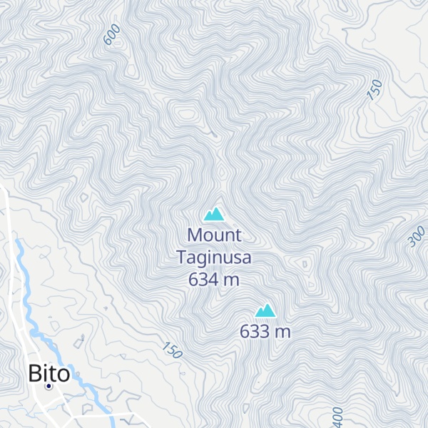 Map of Mount Taginusa