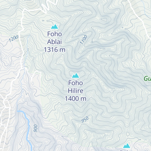 Map of Foho Hilire