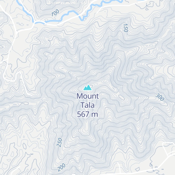 Map of Mount Tala