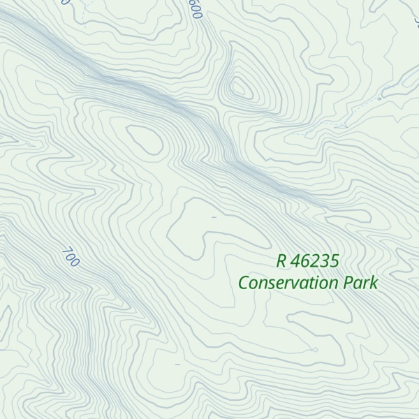 Map of Mount Gladys