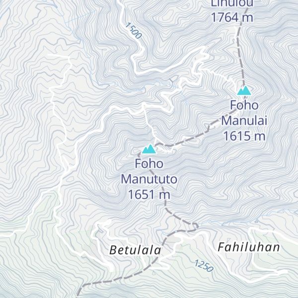 Map of Foho Manututo