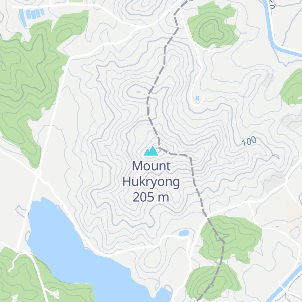 Map of Mount Hukryong