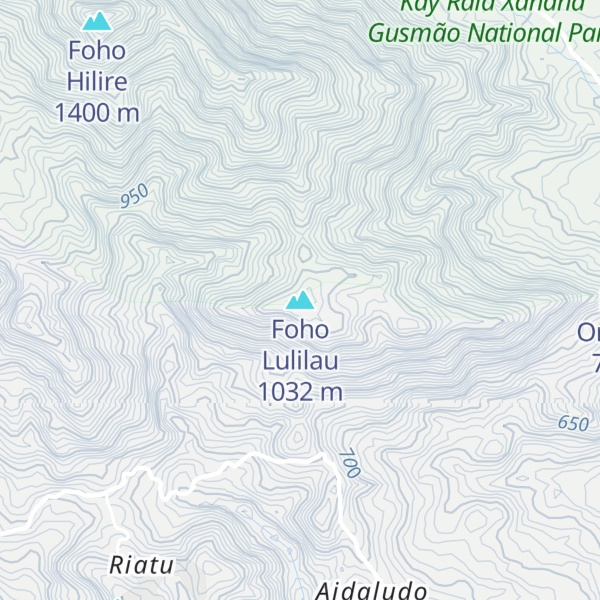 Map of Foho Lulilau