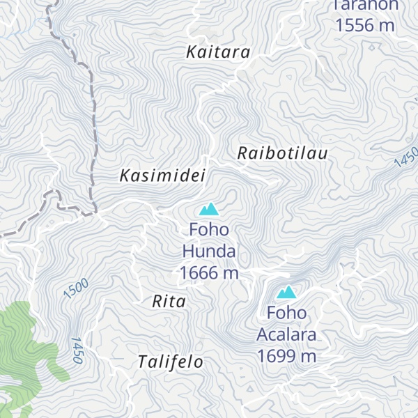 Map of Foho Hunda