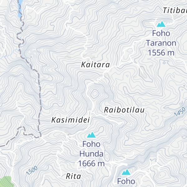 Map of Foho Aibua
