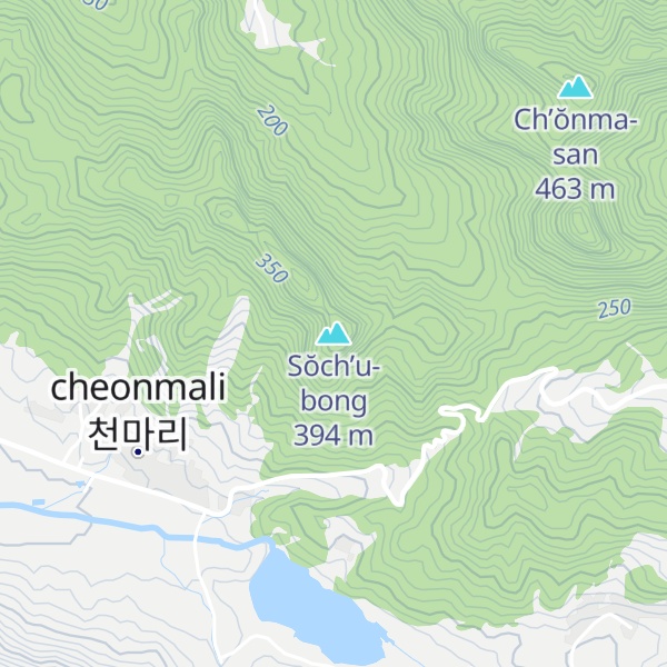 Map of Sŏch’u-bong