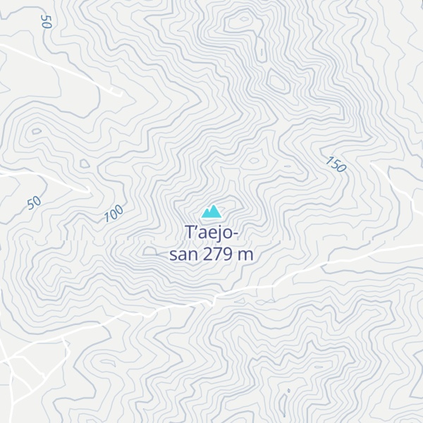 Map of T’aejo-san