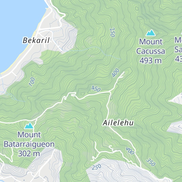 Map of Mount Bitirlaun