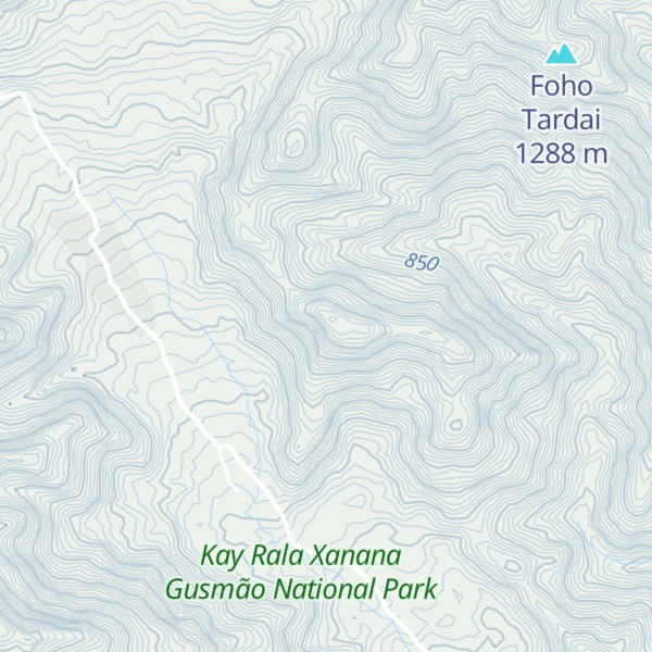 Map of Foho Sarmutalau