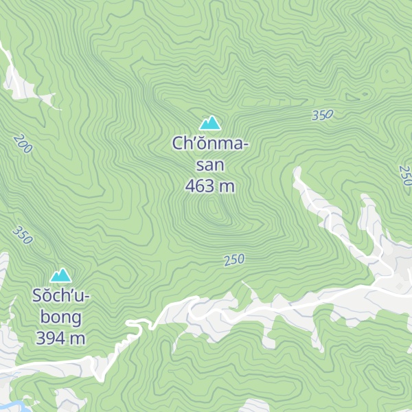 Map of Tongch’u-bong