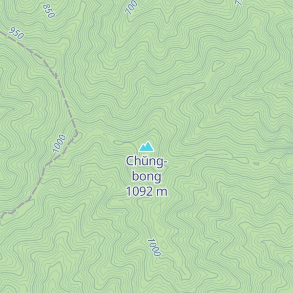 Map of Chŭng-bong