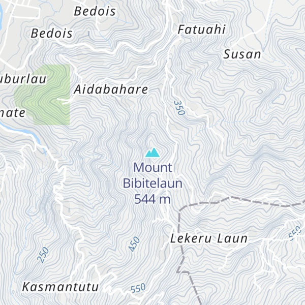 Map of Mount Bibitelaun