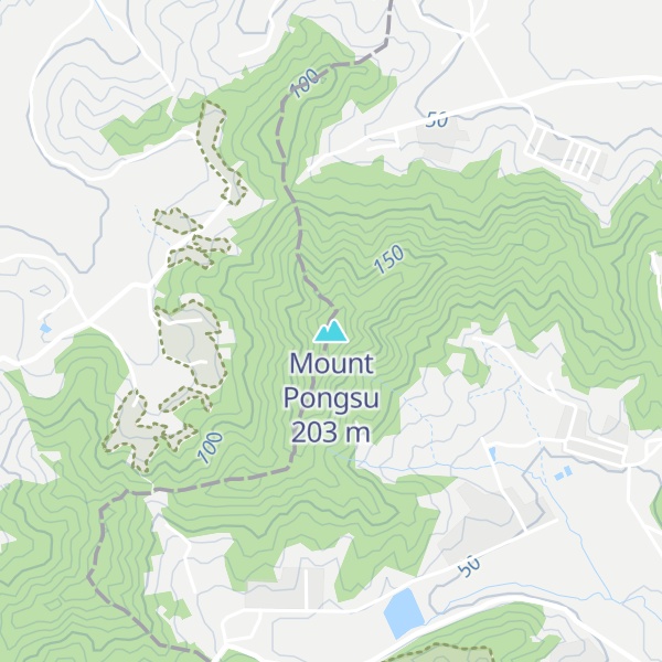 Map of Mount Pongsu