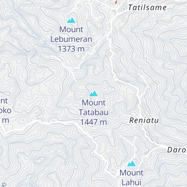 Map of Mount Tatabau
