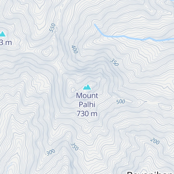 Map of Mount Palhi