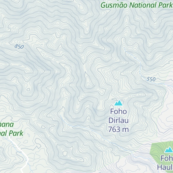 Map of Foho Maubisilau