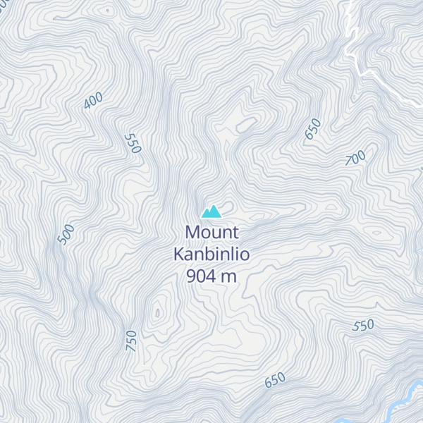 Map of Mount Kanbinlio
