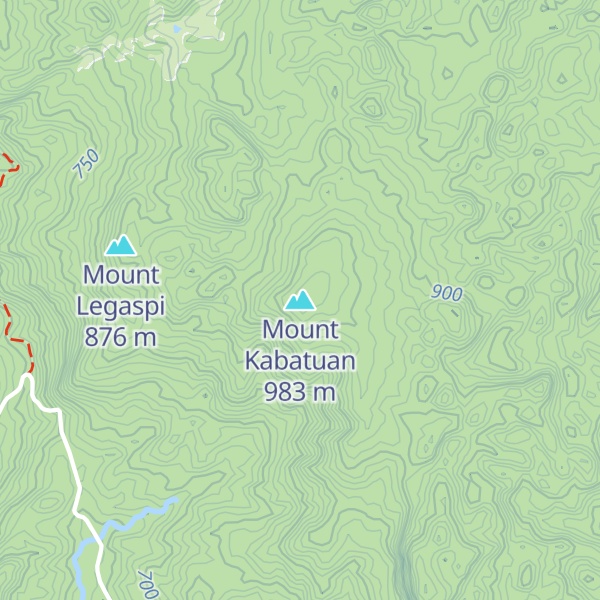 Map of Mount Kabatuan