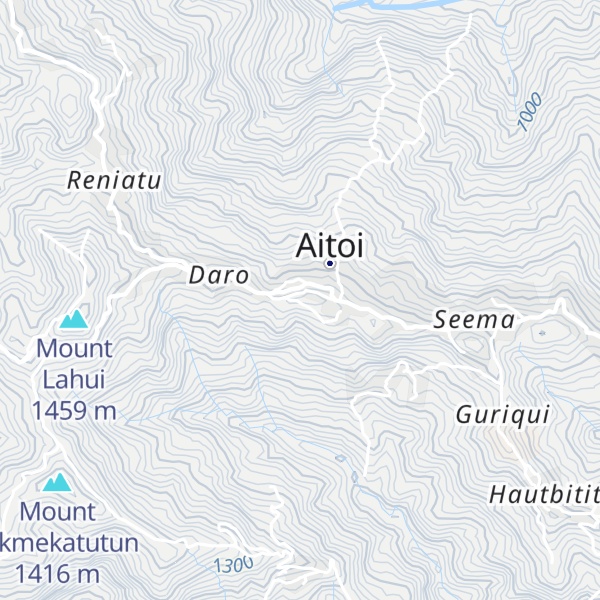 Map of Foho Aitoi