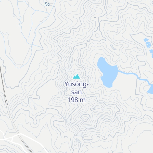 Map of Yusŏng-san