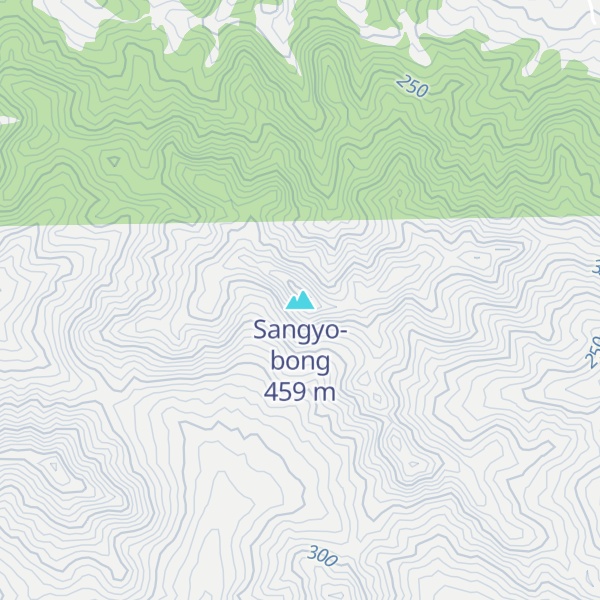 Map of Sangyo-bong