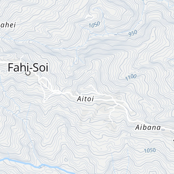 Map of Mount Maumeta