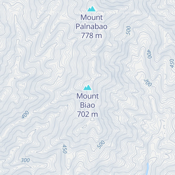 Map of Mount Biao
