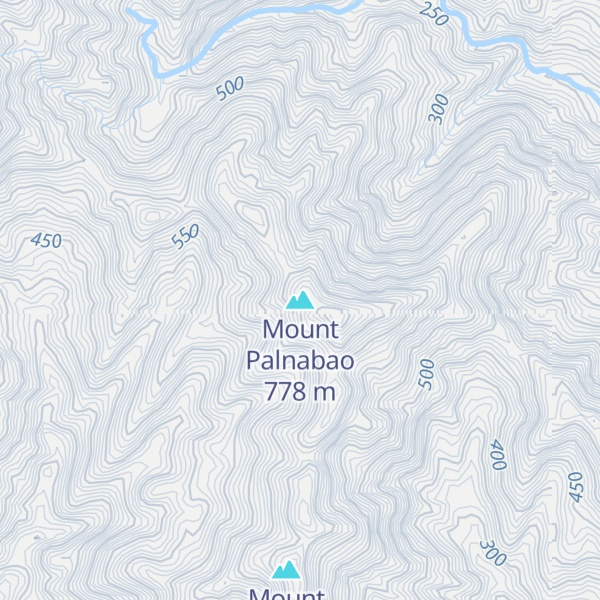 Map of Mount Palnabao