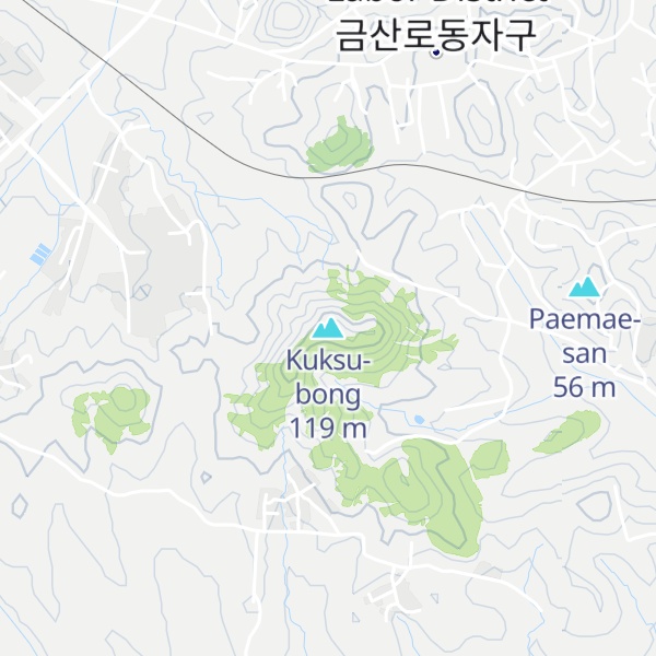 Map of Kuksu-bong