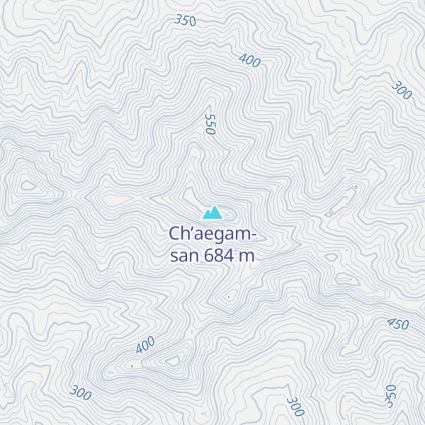 Map of Ch’aegam-san