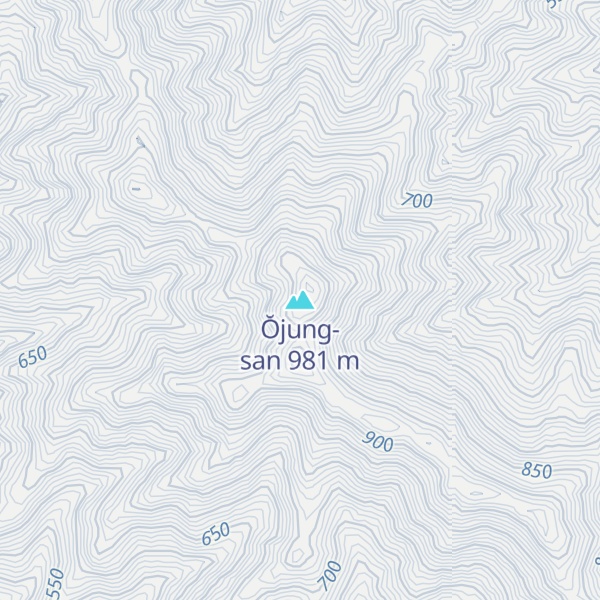 Map of Ŏjung-san